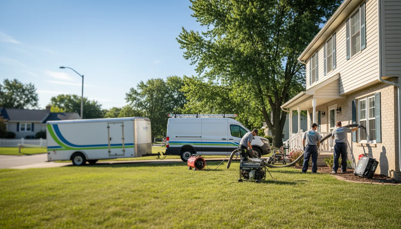 Flooded Basement Restoration And Cleanup With Repair in Palmyra, NE near me